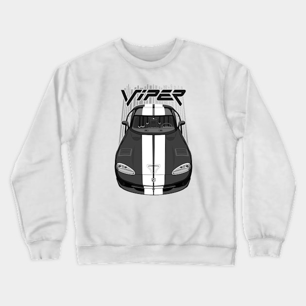 Viper SR II-1996-2002-black and white Crewneck Sweatshirt by V8social